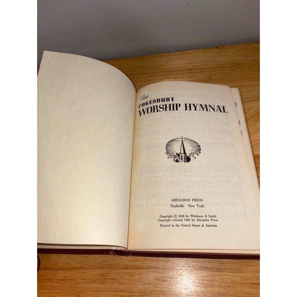 Vintage Cokesbury Worship Hymnal Hardcover Book Christian Songs Religious 1966 - Picture 8 of 15